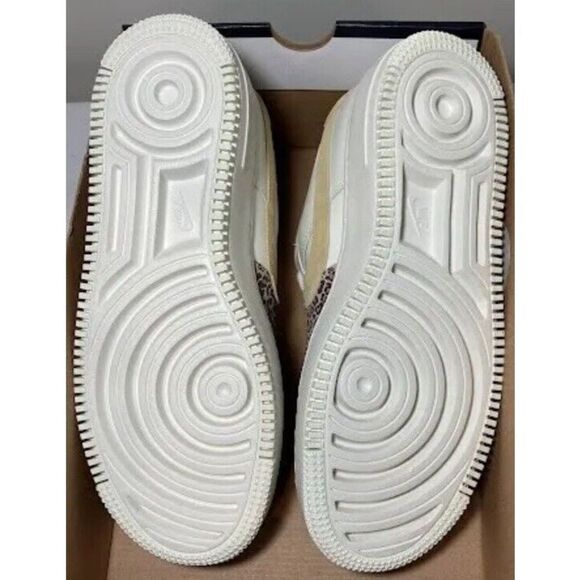 Nike CI0919-120 Air Force 1 Shadow Women's Size 11.5 Casual Shoe White Leopard - Picture 4 of 5